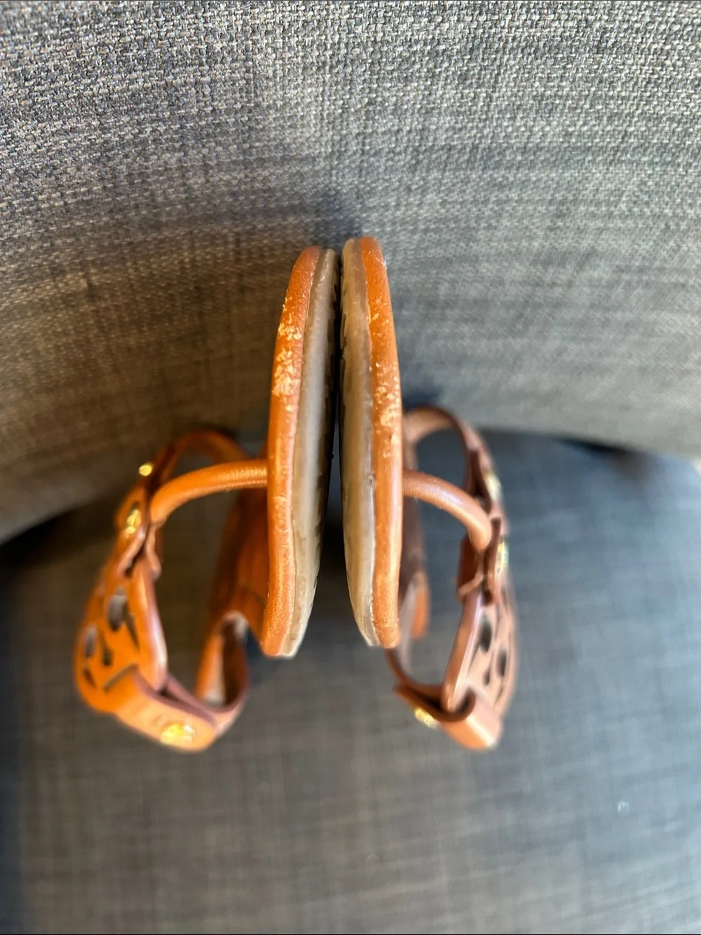 Tory Burch Miller Flip Flop in Vintage Vachetta Size 8.5